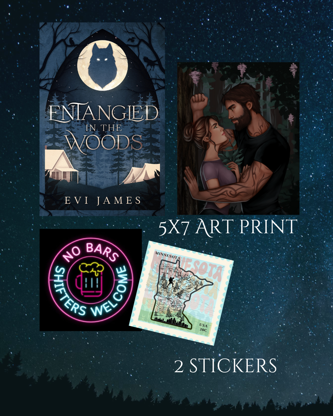 Entangled in the Woods Signed Paperback + Goodies