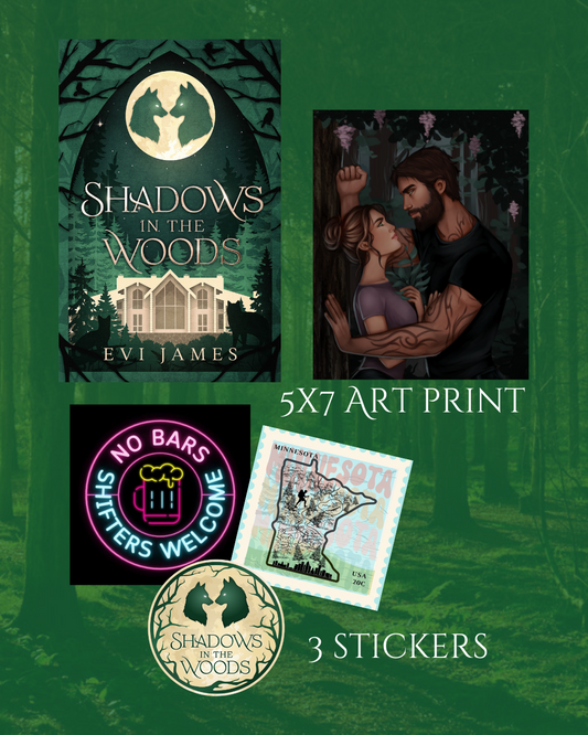 Shadows in the Woods Signed Paperback + Goodies